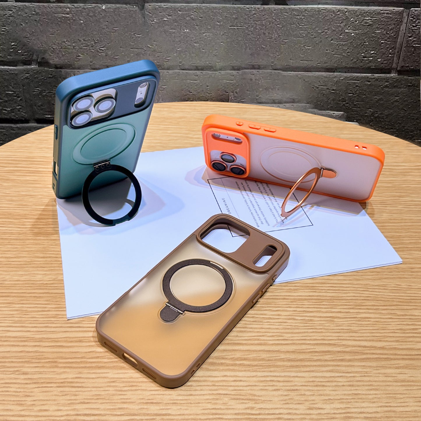 Magnetic Phone Case with Stand for iPhone Series