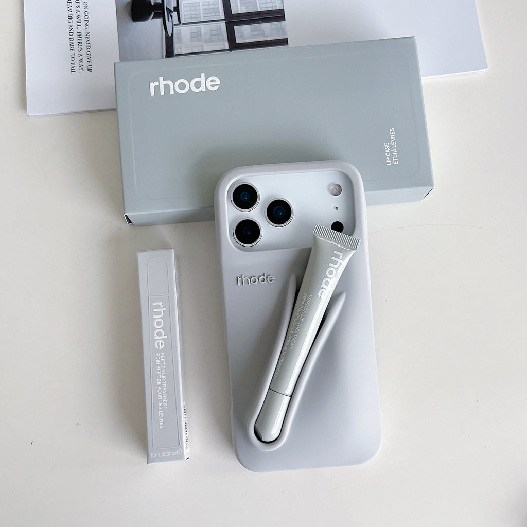 Silicone Phone Case with Lip Gloss for iPhone