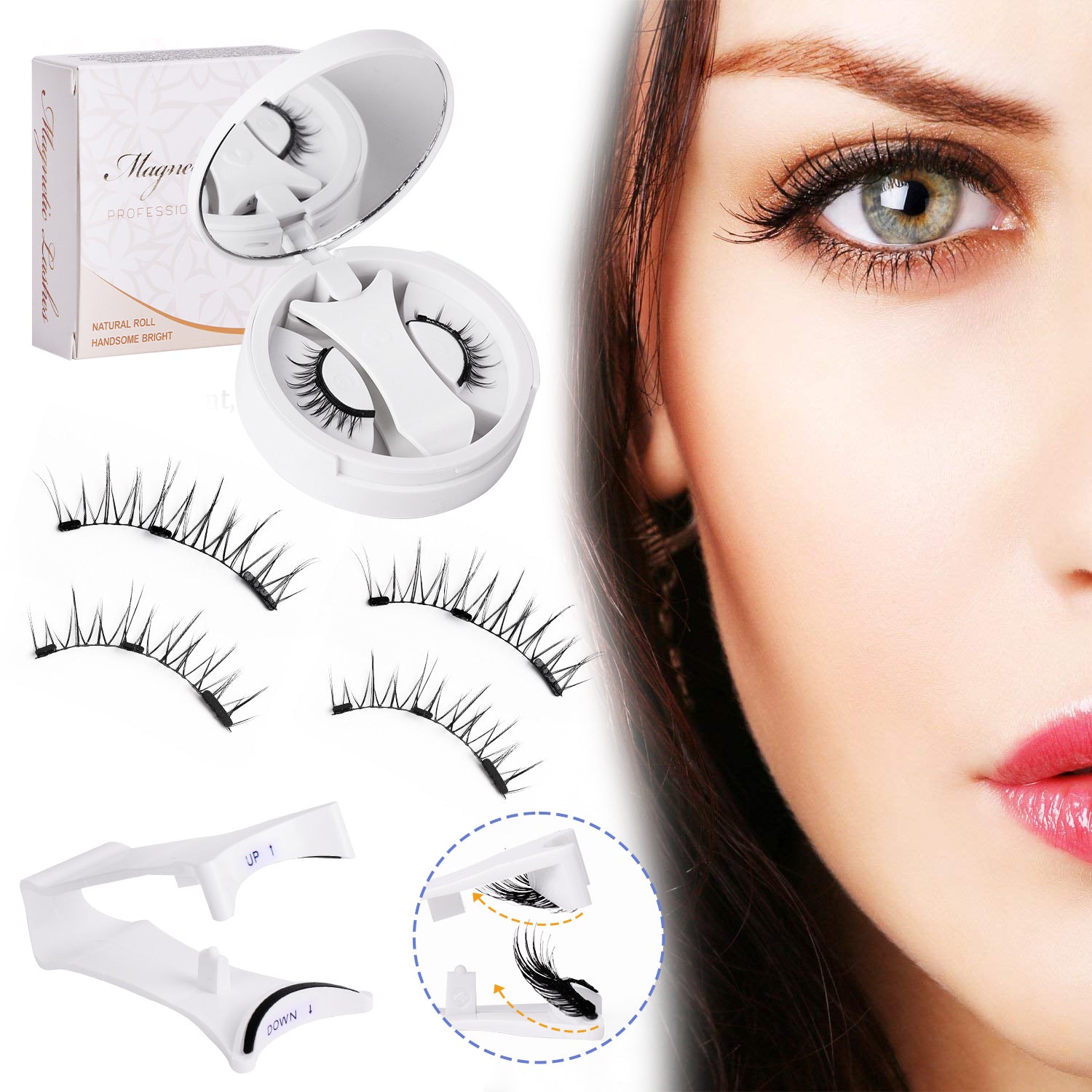 Magnetic Attachment Eyelash Set