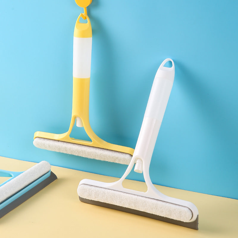 Soft Rubber Glass Wiper for Bathroom Mirror and Window Cleaning