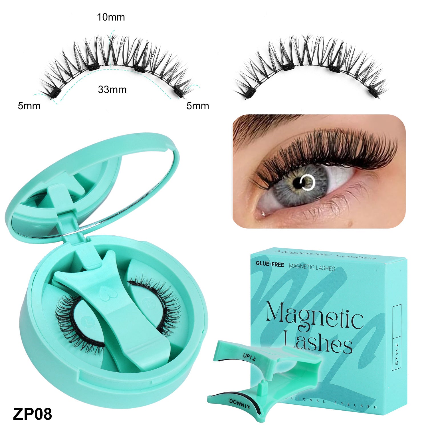 Magnetic Attachment Eyelash Set