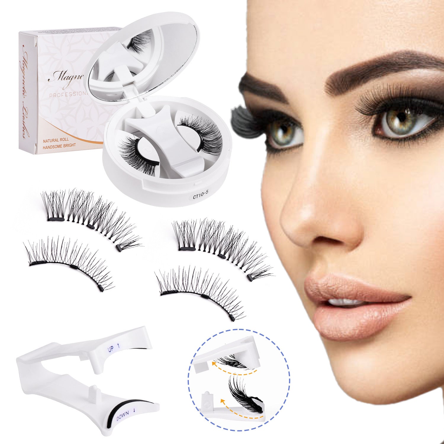 Magnetic Attachment Eyelash Set