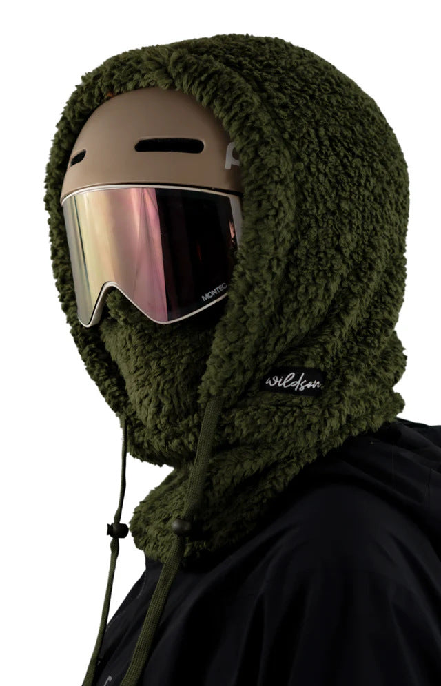 Winter Lambswool Face Mask Windproof Thermal Neck Warmer