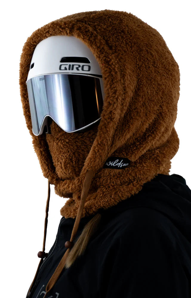 Winter Lambswool Face Mask Windproof Thermal Neck Warmer