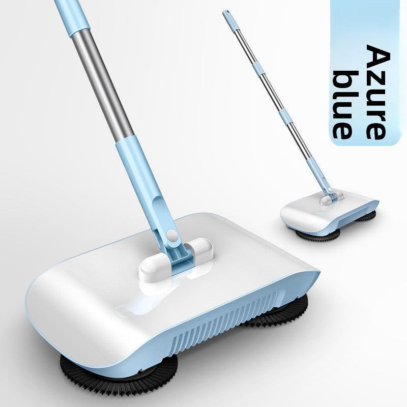 Hand Push Sweeper with Broom and Dustpan Set