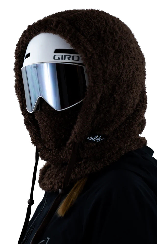 Winter Lambswool Face Mask Windproof Thermal Neck Warmer