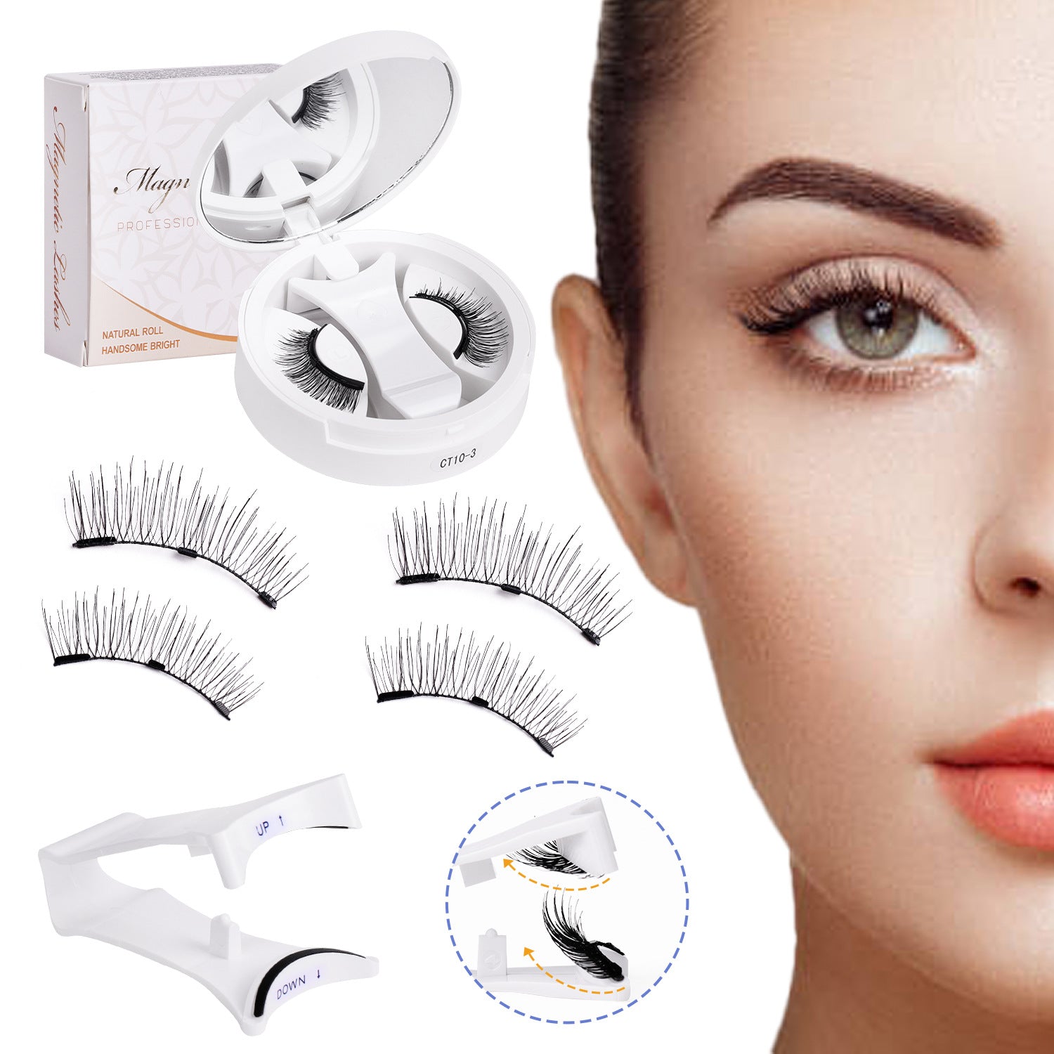 Magnetic Attachment Eyelash Set